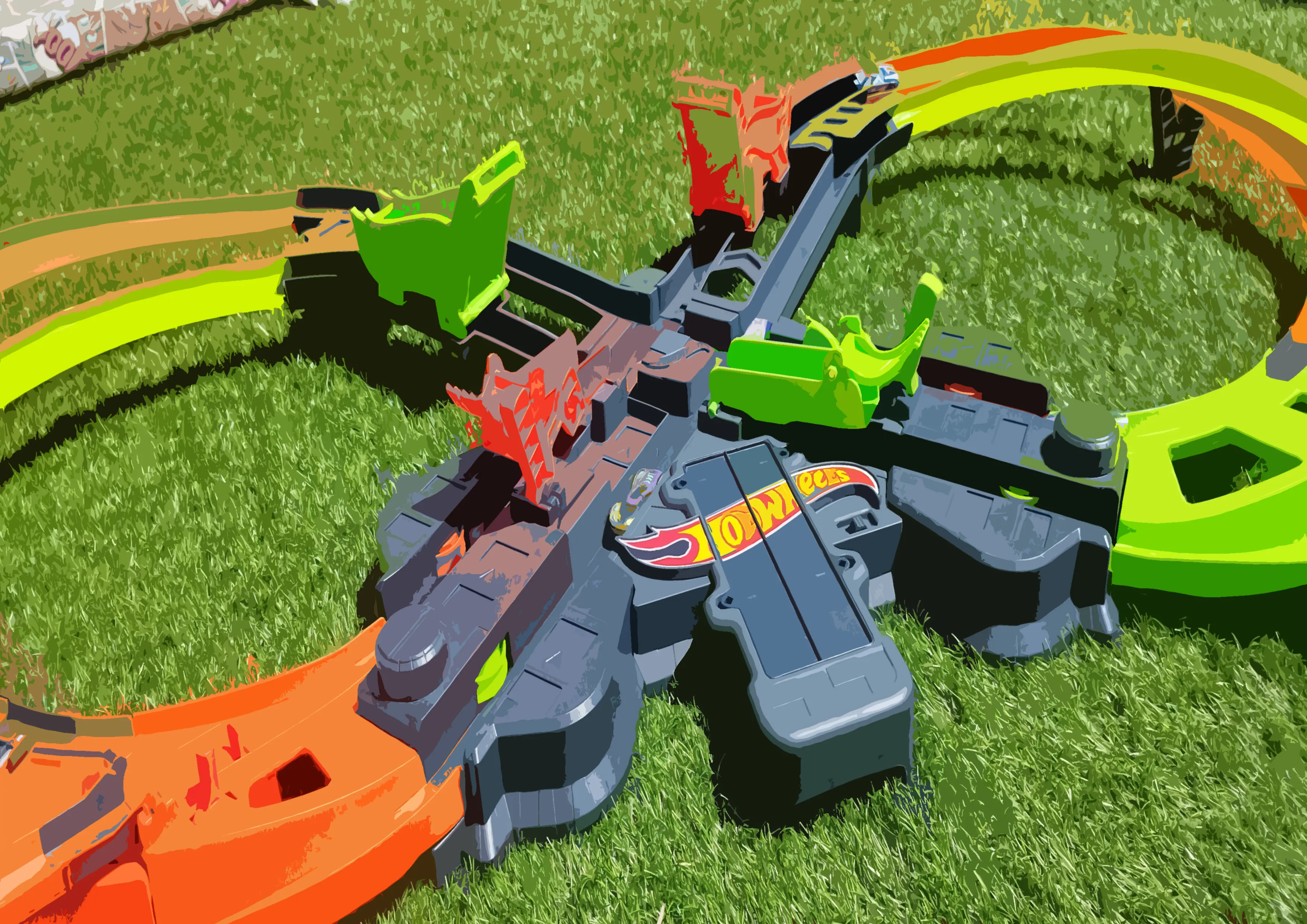 The Colossal Crash car toy playset